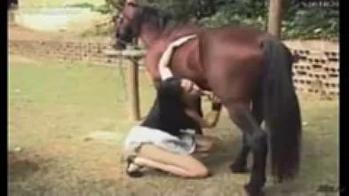 Ингрид и её лошадь-3